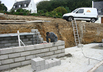 Réalisation des fondations à Pargny-la-Dhuys